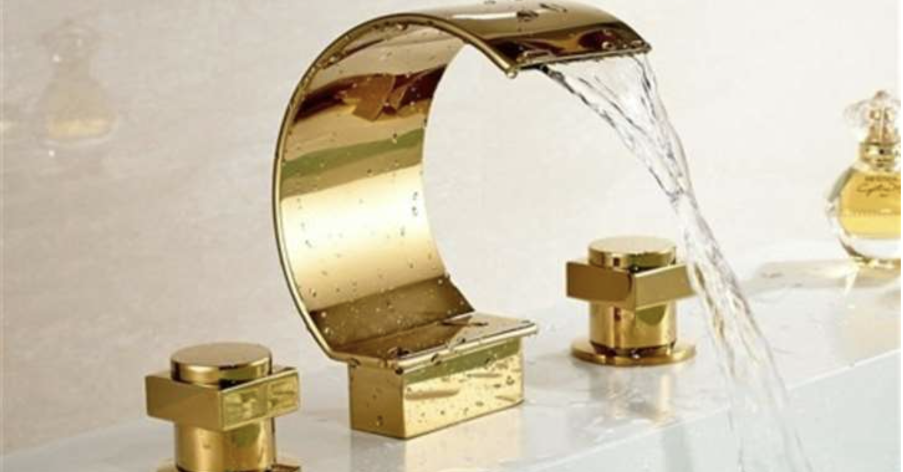 Gold Finish Faucet